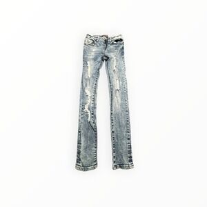 Highway Jeans Skinny Women 1 Blue UD1472HJMZ Acid Wash Distressed Ripped Stretch